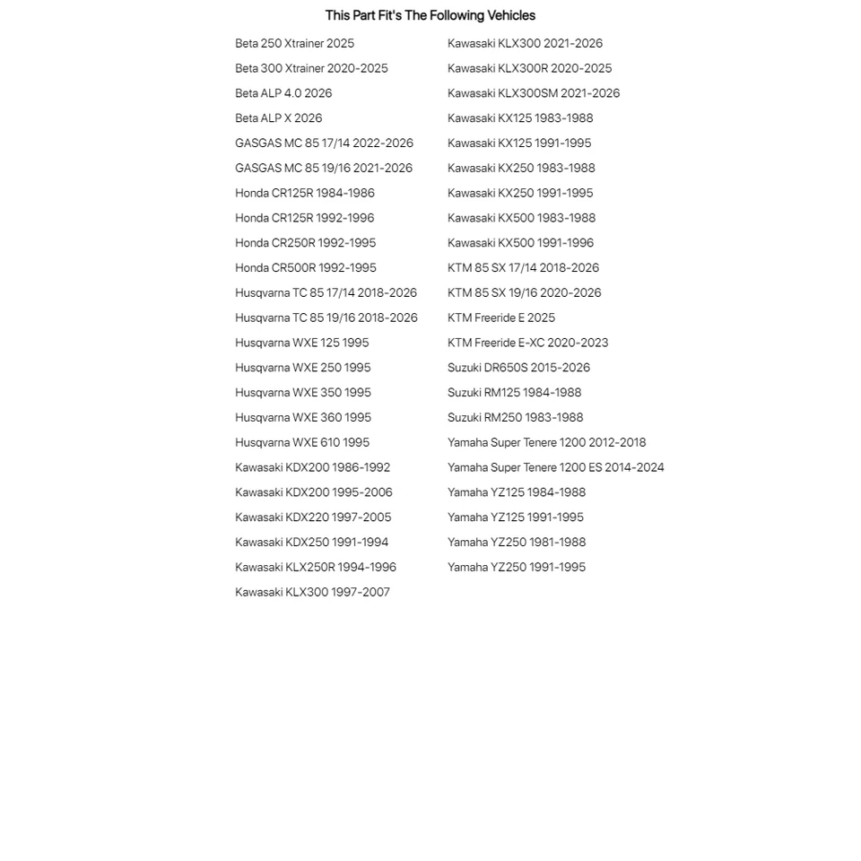 Race Tech Outer Fork Bushings For Husqvarna WXE 250 1995 - Image 4 of 4