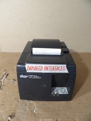 STAR TSP100 143U Thermal Ticket Receipt Printer 80mm USB - DAMAGED INTERFACES
