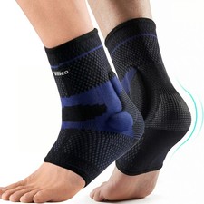 Ankle Support Brace Compression Sleeve Plantar Fasciitis Pain Relief Foot Wrap