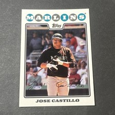 JOSE CASTILLO #637 2008 Topps Baseball Florida Marlins