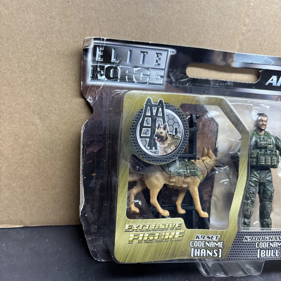 BBi Elite Force escala 1:18 1/18 Army Rangers paquete de 4 conjunto K-9 sellado nuevo stock antiguo Foto 2 de 4