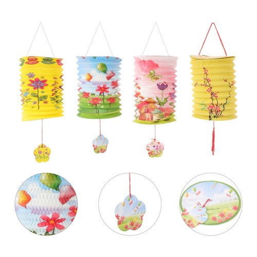 Lot De 9 Lanternes En Papier Noir 10cm - Décoration Fête Et Ambiance Chinoise