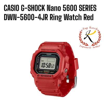 【US/DDP】 CASIO G-SHOCK Nano DWN-5600-4JR Ring Watch Red 5600 SERIES Unisex F/J