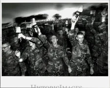 1991 Press Photo Points of Lights Celebration of Service at Lackland AFB, Texas