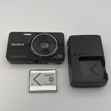 Sony Cyber shot DSC-W570 16.1MP 5x Compact Digital Camera Black F/S From Japan