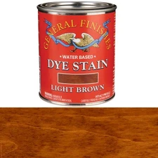General Finishes Water Based Dye Light Brown Pint