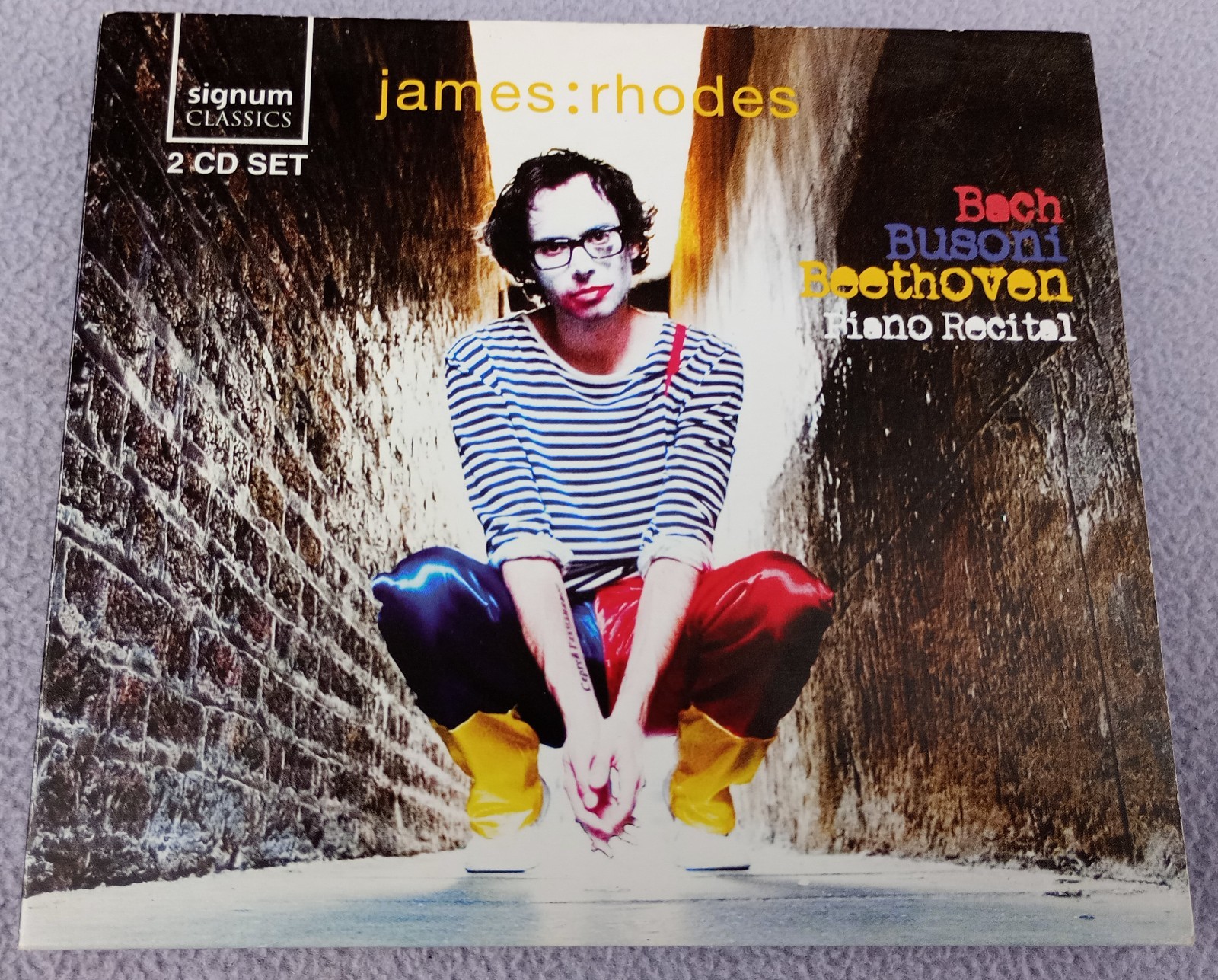 JAMES RHODES PIANO RECITAL BACH BUSONI BEETHOVEN 2 x CD ALBUM Sigma Classics