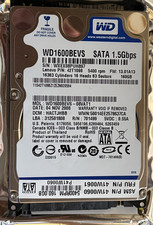 WD - WD1600BEVS 2.5" 160Gb SATA HDD
