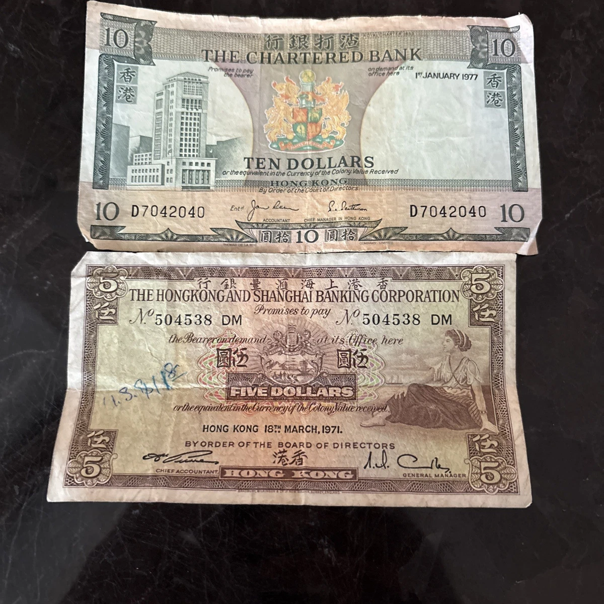 1977 Hong Kong Paper Money for sale | eBay