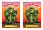Garbage Pail Kids O/S 2nd Series 60A & 60B Prickly Rick & Cactus Carol Nr-Mt
