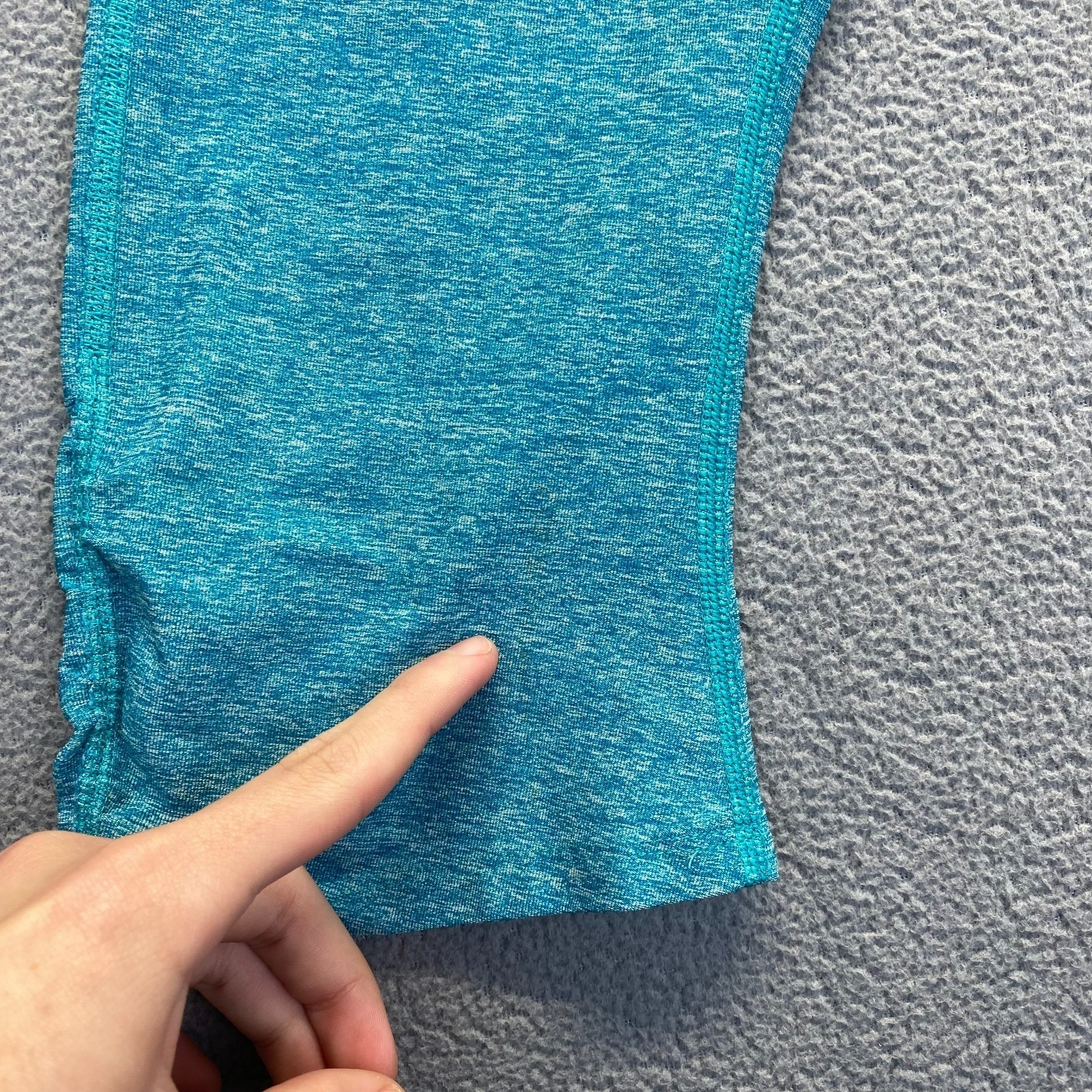 North Face Women’s Green Yoga Stretchy  Leggings W/ Wide Stitching Sport Size M thumbnail 8