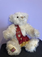 Merrythought 14" regal Spendour Growler  Bear Queens 50th Jubilee  2003