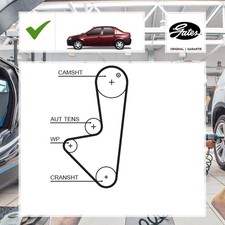 Zahnriemen Gates für Peugeot 106 II 1A_, 1C_ 1.1 i