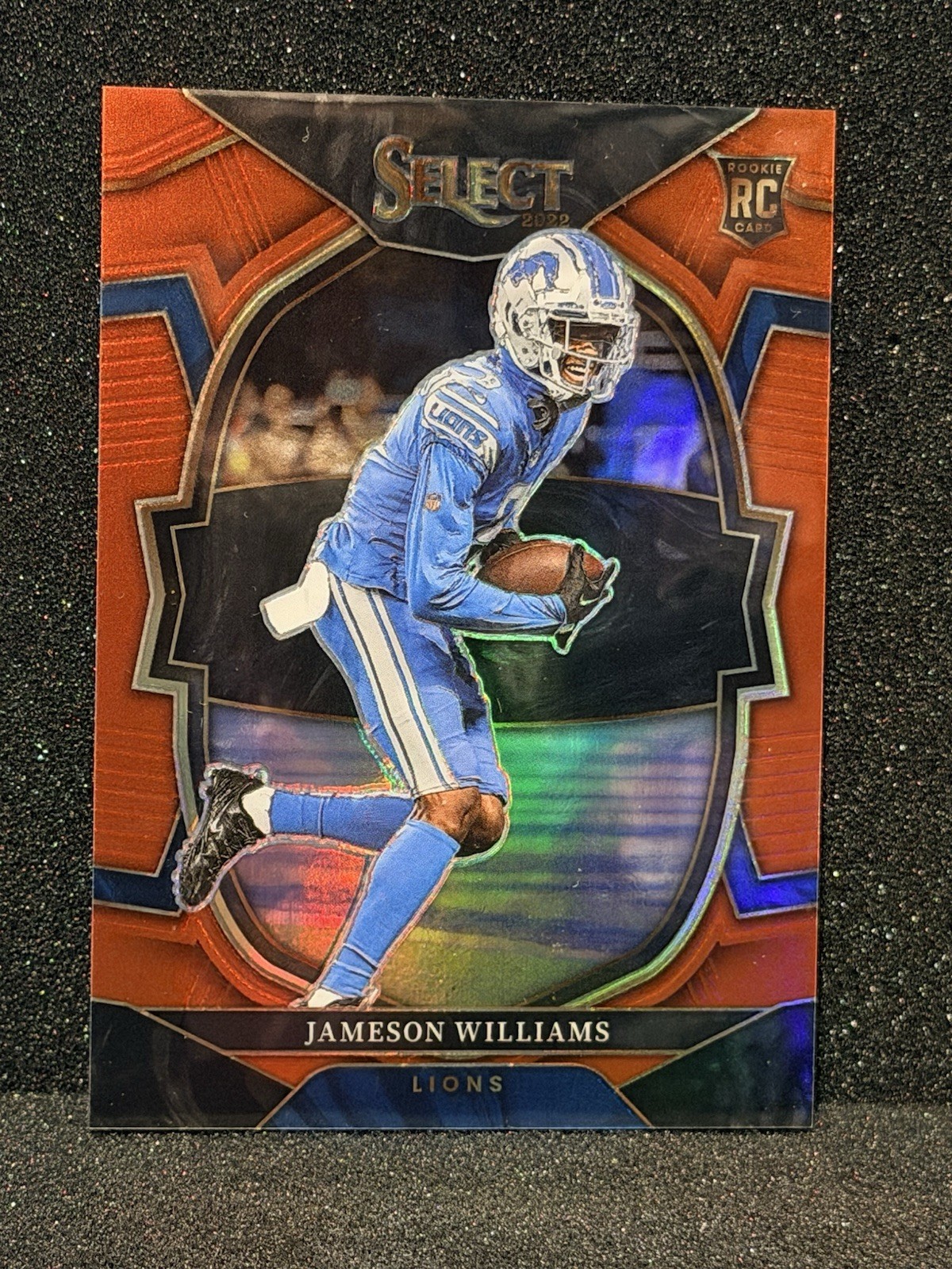 2022 Panini Select - Concourse Jameson Williams #57 Red Prizm /99 (RC)