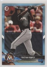 2018 Bowman Draft Sky Blue 268/499 Tristan Pompey #BD-129 0l2