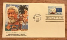 US Sc #2506 US/MICRONESIA 1990 FDC BLUEPRINT for INDEPENDENCE