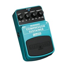 Used Behringer Guitar Effect Pedal Compressor/Sustainer Cs400 No.km776