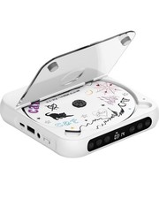 ENVYCLOUD CD Player Portable with Dual Stereo Speakers, Rechargeable Portable CD