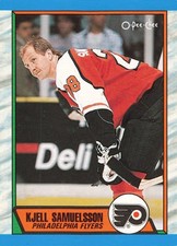 Kjell Samuelsson 1989-90 O-Pee-Chee #100 Philadelphia Flyers RC