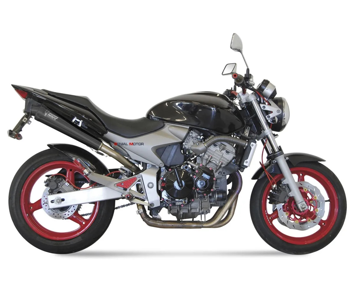 Exhaust Muffler Mivv X-cone Steel Black Honda Hornet 600 2003 > 2006