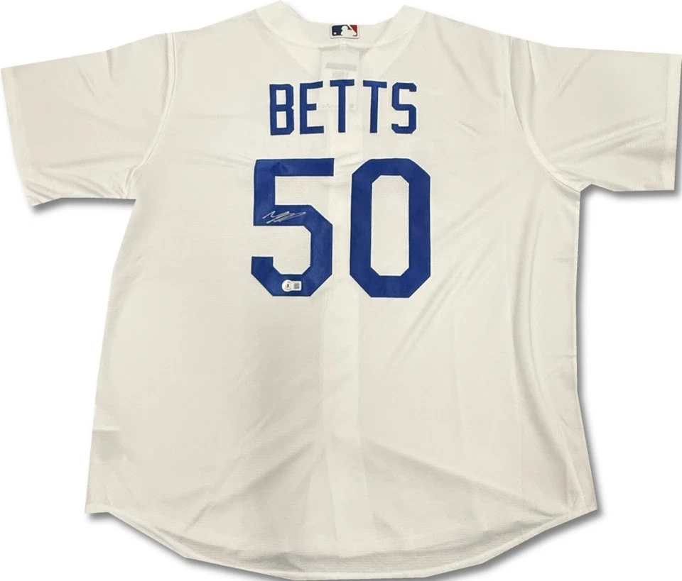 Mookie Betts Signed Autographed Authentic Jersey Dodgers BAS BJ56253
