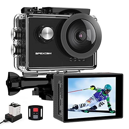 Apexcam 4K 60Fps Action Camera Eis 20Mp Wifi 40M Waterproof Sport Camera Kit