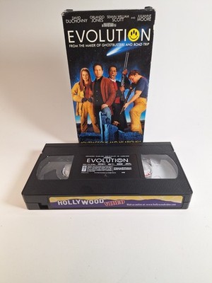 Evolution (VHS, 2001) David Duchovny, Julianne Moore - Hollywood Video Copy