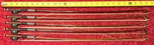 Wood Stick Violin Bows 69.5cm 27.36" Lot of 5 - For Parts / Restoration