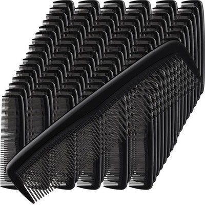 150 Pieces Hair Combs Bulk Black Plastic Pocket Hair Combs 5 Inch Fine and Wi...