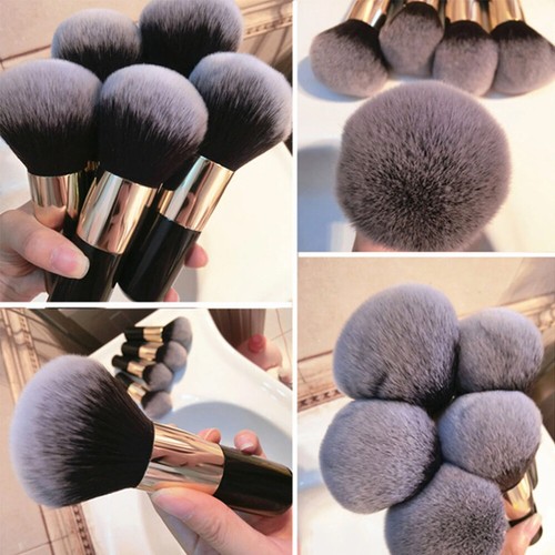 Großer schwarzer weicher Puder große Rouge Flamme Pinsel Foundation Make-up Beauty Werkzeuge" - Bild 10 von 27
