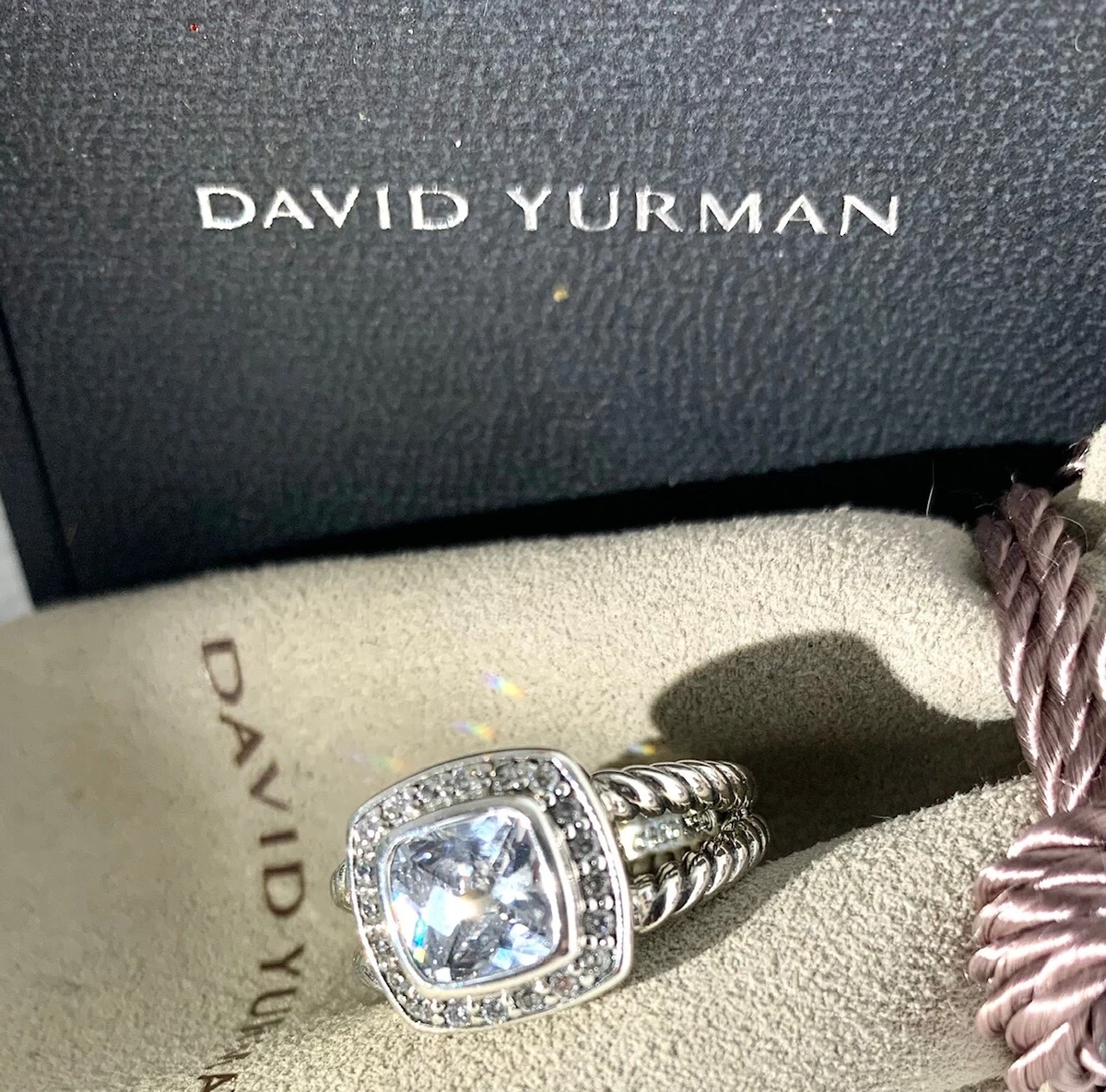 david yurman petite albion size 6 comes with packaging from Bloomingdales