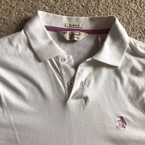 Original Penguin Polo Shirt Adult White 