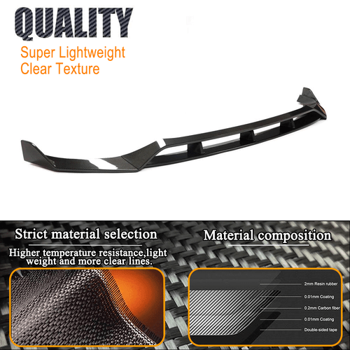 Carbon Frontlippe Frontspoiler Frontansatz Passt für BMW X5 G05 M-Paket 2019-21 - Picture 8 of 12
