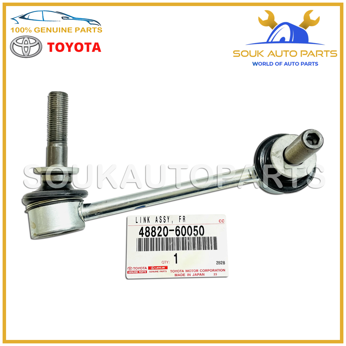 48820-60050 Genuine Toyota LINK ASSY, FRONT STABILIZER, RH