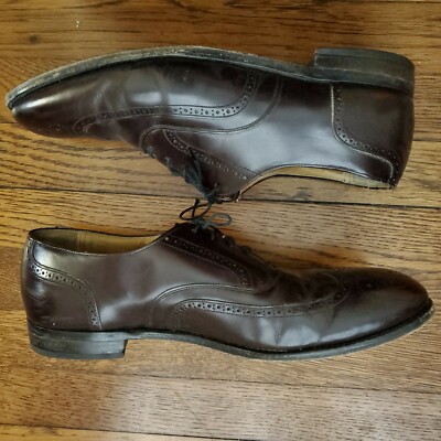 Johnston Murphy Wingtip Dress Shoes Mens 12 Leather Oxford  display picture 1