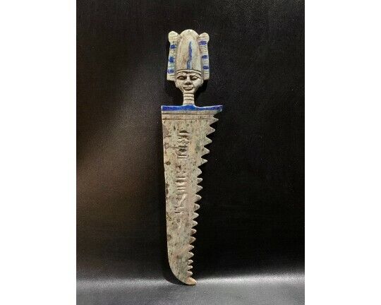 Ancient Egyptian Pharaoh's Knife of God Ptah with The Egyptian hieroglyphs Tanie obfite