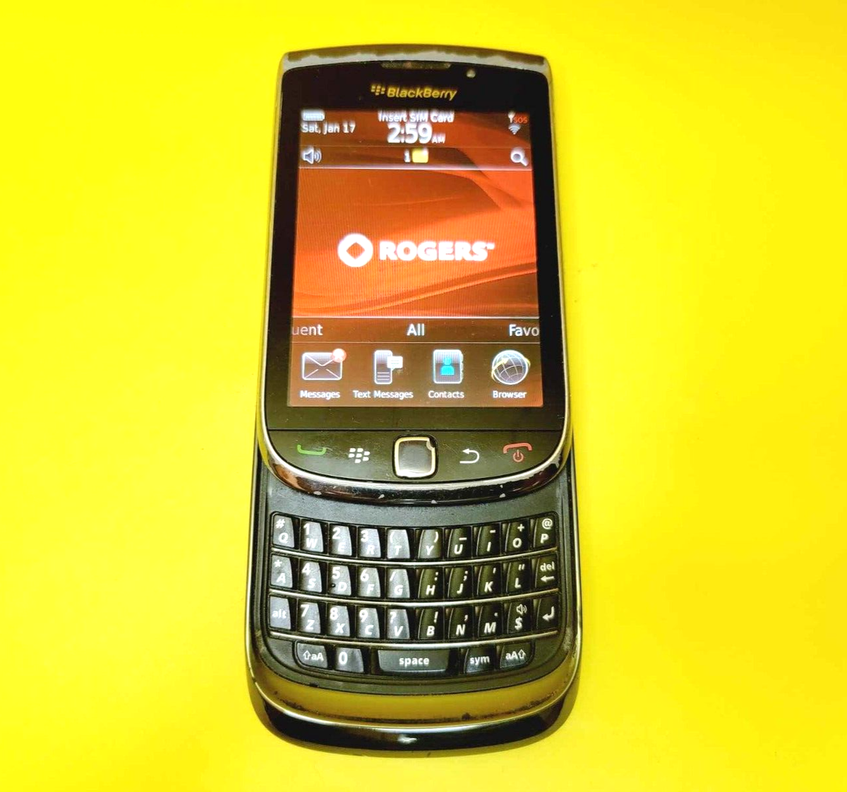 携帯電話本体 BlackBerry Torch 9800Unlocked BLACKBERRY TORCH 9800