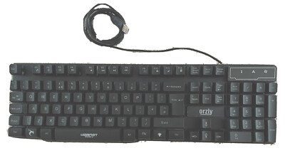 Eine schnelle HORNET beleuchtete Gaming-Tastatur