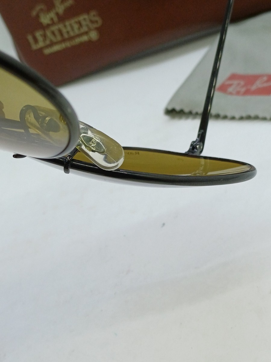 VINTAGE RAY BAN GENERAL 50TH ANNIVERSARY BLACK FRAME B&L LENSES 