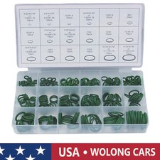 270Pcs Green HNBR O-Rings Assortment Kit for A/C Compressor 18 Sizes US Stock