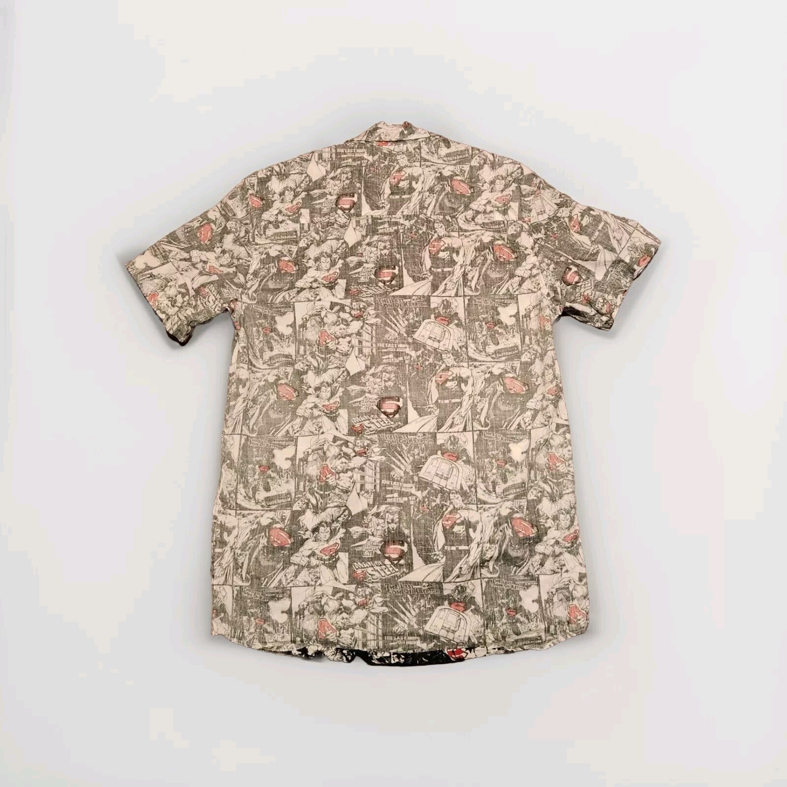 Superman Men's Reverse Print Small Button Down Sh… - image 5