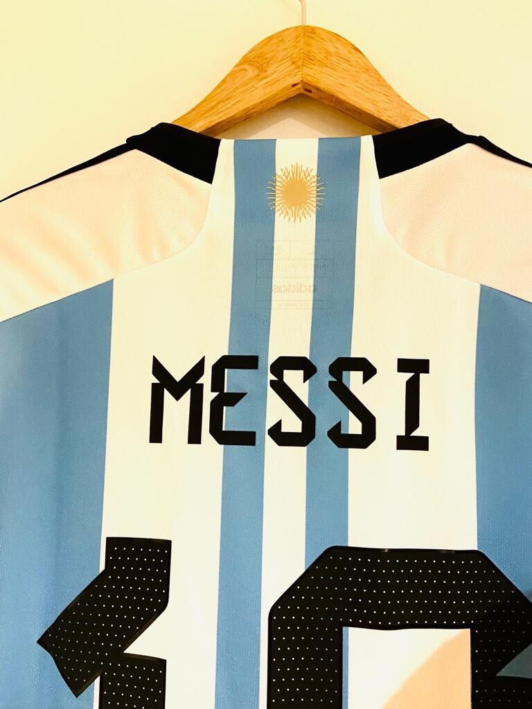Argentina Messi Shirt 2022 Qatar Adidas Official HB9215
