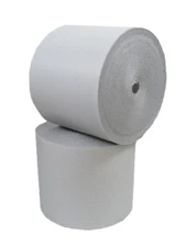 12in x 10ft Reflective White/Silver Foam Aluminum Foil Spiral Duct Pipe Wrap R8