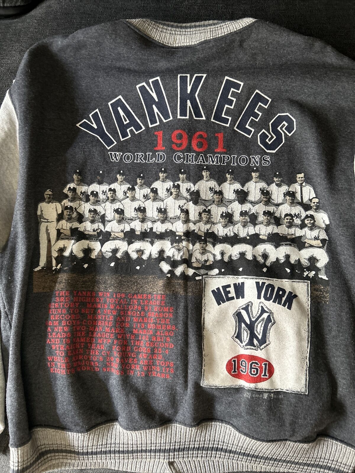 Vintage 1993 New York Yankees MLB Long Gone 1961 … - image 1