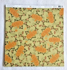 25 PCS HEIDI GRACE DESIGNS AUTUMN HARVEST ROW double side  12X12 CARDSTOCK PAPER