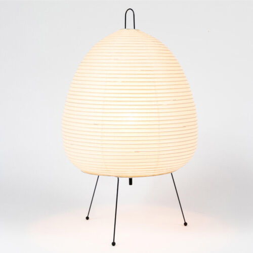 Japanese Rice Paper Table Lamp Akari Noguchi Yong Stand Light for Bedroom - Picture 1 of 12