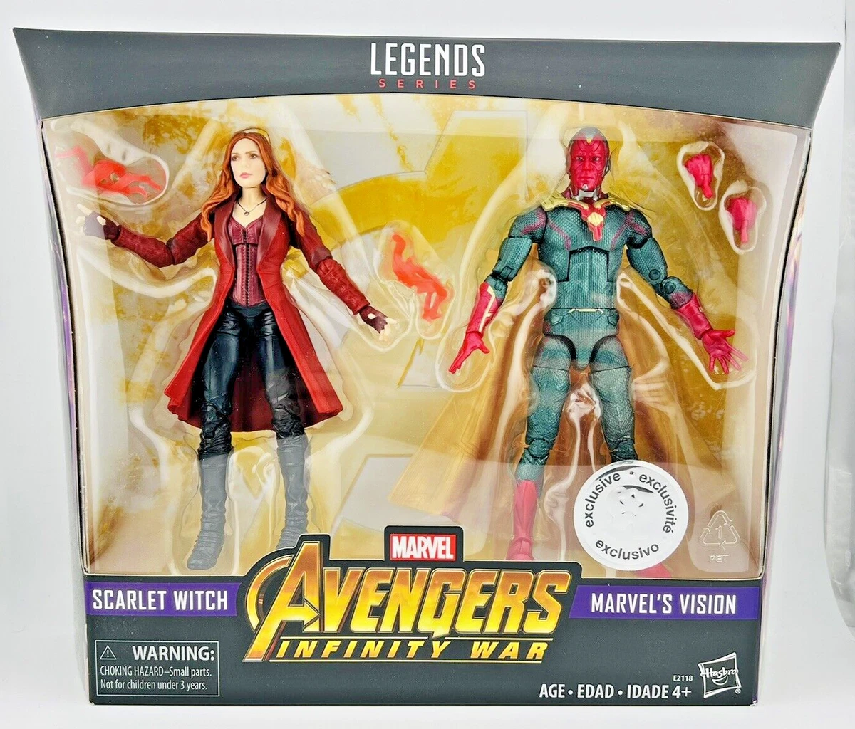 Marvel legends vision 2 cheap pack