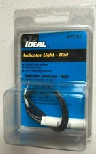 NIB Ideal 777131 Indicator Light RED 125V Flush Neon Lens 5/16" mounting dia