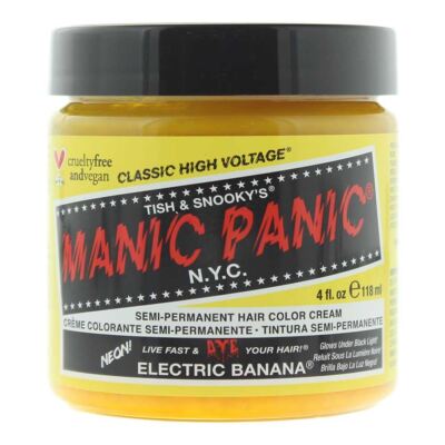 Manic Panic Electric Banana Semipermanente Haarfarbe Creme 118ml für Unisex