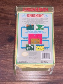 King's Knight Kings Night King Nintendo NES Empty Box Only 